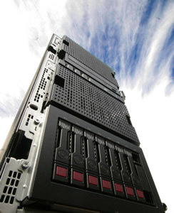 HP Tower Front with Sky